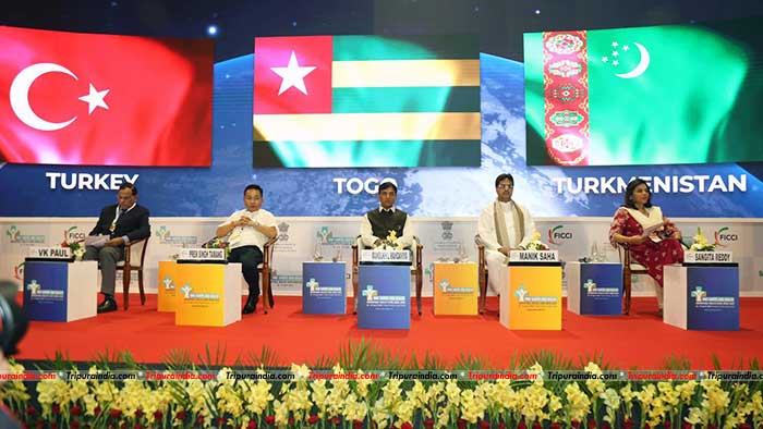 Govt mulling to establish Ayurvedic medicine manufacturing unit: CM Dr. Manik Saha in AHCI – 'One Earth One Health' summit