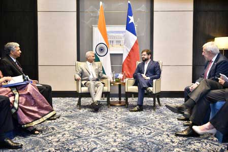 EAM Jaishankar, Chilean Prez Boric discuss long-standing bilateral ties