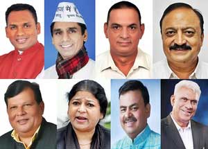 Eight MLAs who quit AAP join BJP, a blow for Kejriwal’s party before Delhi polls
