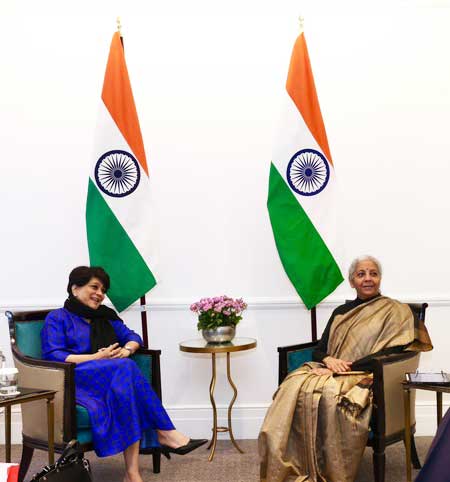 FM Sitharaman urges UK insurer Prudential to invest in India
