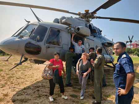 IAF conducts hybrid rescue mission to extricate stranded passengers from restricted zone in Sri Lanka