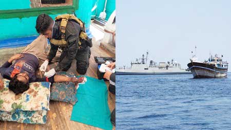 Indian Navy provides critical medical help to Pak national in Central Arabian Sea