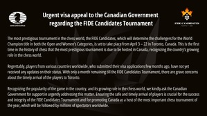 India's chess champs await visas for WC qualifiers as Canada drags its feet