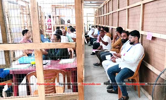 LIVE Tripura LS Poll Result: BJP heads for win in 2 seats, 7-Ramnagar; counting underway