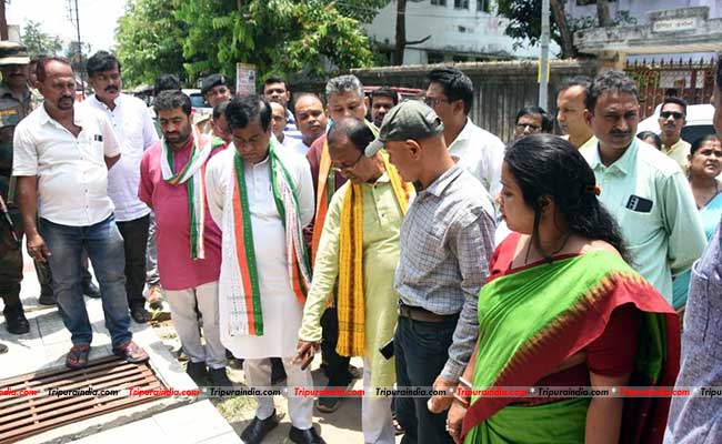 Left front never work for developing Agartala City: Mayor