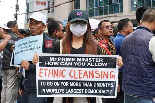 Meiteis urge Centre not to talk to Kuki militants, tribal body seeks President’s rule in Manipur