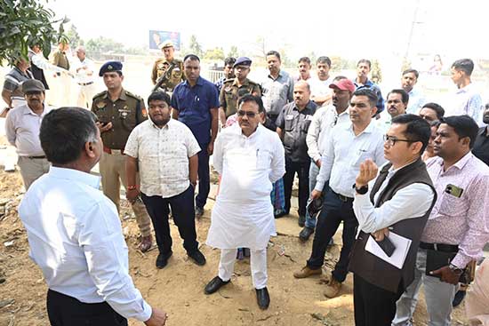 Minister Pranajit Singha Roy visits ongoing redevelopment construction of Tripura Sundari temple; says PM Modi likely to inaugurate redeveloped temple on April 17