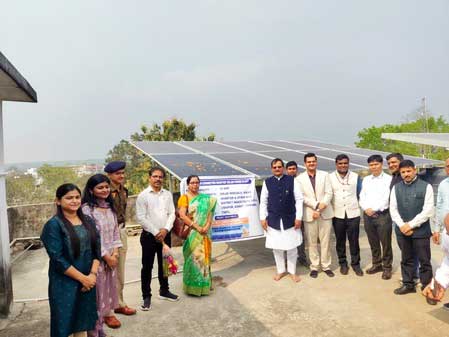 MoS Shripad Naik inaugurates rooftop solar plant in Tripura; state to solarise all district HQs MoS Shripad Naik inaugurates rooftop solar plant in Tripura; state to solarise all district HQs