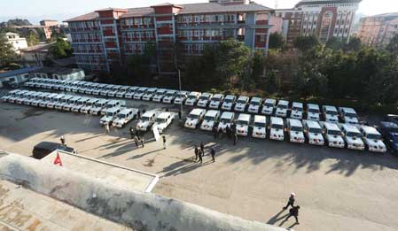 Nepal receives over 60 vehicles from India in first tranche of election support
