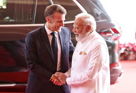 PM Modi and Macron launch India’s first private-sector helicopter manufacturing facility