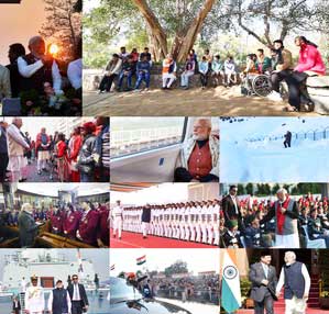 PM Modi shares glimpses of his journey towards Viksit Bharat