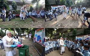 PM Modi participates in Swachhata, urges citizens to contribute to the cause