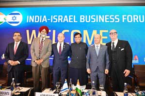 Piyush Goyal rolls out red carpet for Israeli firms to invest in India