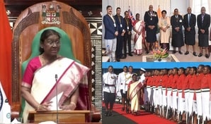 Prez Murmu addresses Fijian Parliament, highlights close ties between two nations