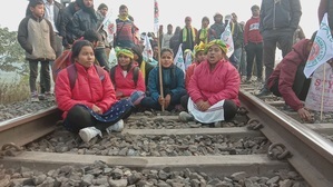 Protests demanding separate state affect train services in north Bengal