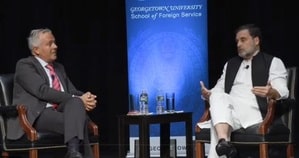 Rahul Gandhi raises caste census issue in US, says will scrap reservation only when India is fair