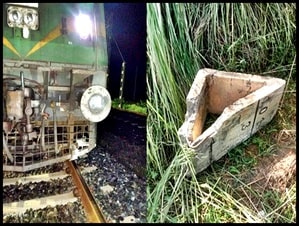Rajasthan train sabotage: Security officials visit spot, say it's a planned act