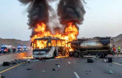 Saudi bus accident: Telangana announces Rs 5 lakh compensation