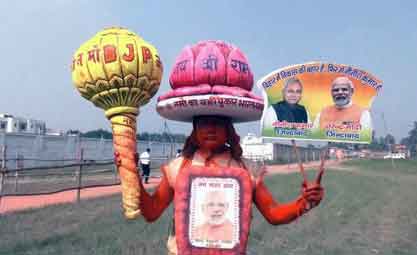 ‘Biggest fan of PM Modi’: Begusarai resident attends 160 rallies across India dressed as Lord Hanuman