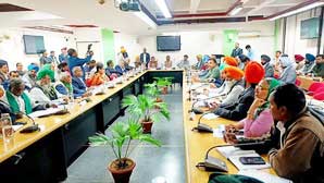 Talks with farmers end on positive note; next meeting on March 19 Talks with farmers end on positive note; next meeting on March 19