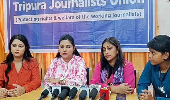 Tripura Journalists Union to honour women journalists to mark International Women’s Day
