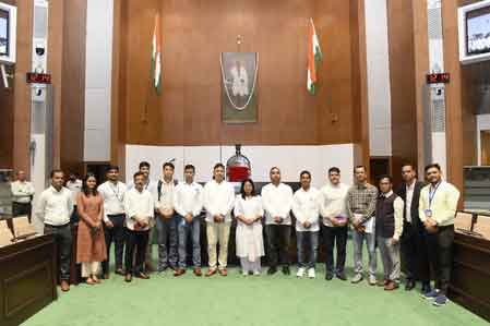 Tripura MLAs’ delegation visits Gujarat legislative assembly, lauds advanced infrastructure