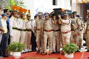 Tripura bids farewell to DGP Anurag; last rites in UP on Wednesday; state observes mourning Tripura bids farewell to DGP Anurag; last rites in UP on Wednesday; state observes mourning