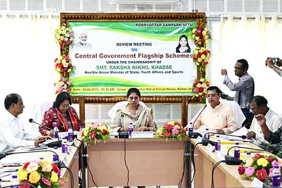 Union Minister Raksha Khadse assures to take up proposal for revival of Kailasahar Airport with Civil Aviation Ministry