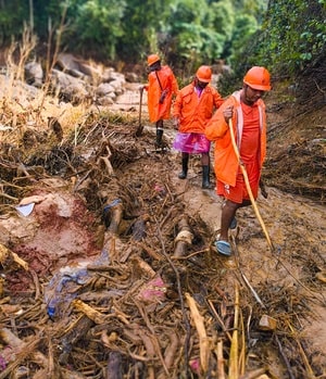 Wayanad disaster toll at 413, search for missing 152 continues