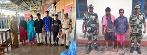 With two Indian touts, 7 more Bangladeshis held in Assam & Tripura for illegal entry